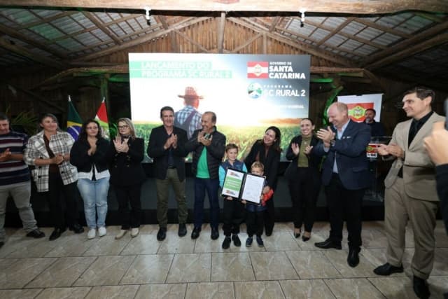 Governo de SC lança SC Rural 2 com investimento de R$ 750 milhões para fortalecer agricultura e pesca