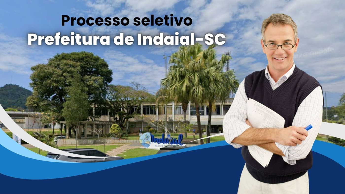 Prefeitura de Indaial-SC abre vagas de R$ 5,2 mil na educação