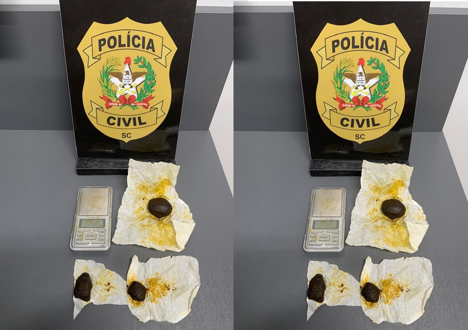 Polícia Civil de Brusque prende homem em flagrante por tráfico de drogas