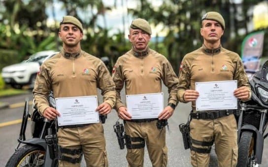 Policiais da ROCAM de Tubarão concluem treinamento especializado em Santa Catarina