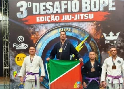 Policial de Tubarão conquista título de campeão no Desafio do BOPE de Jiu-Jitsu