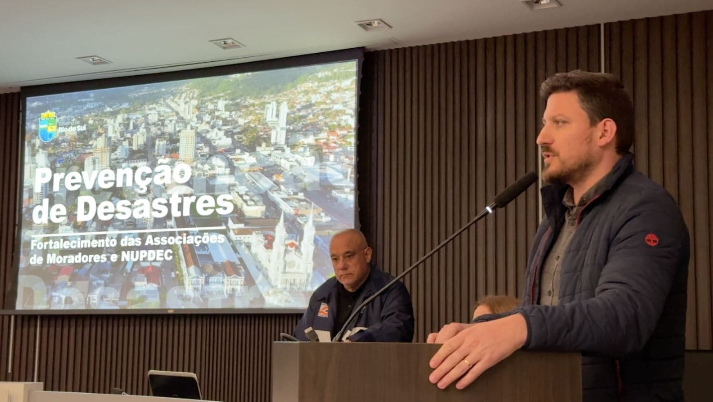 Rio do Sul fortalece prevenção de desastres com organização comunitária e voluntariado