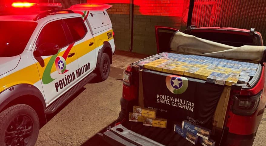 Homem é flagrado transportando carga milionária de cigarros ilegais em SC - Portal Tri Notícias