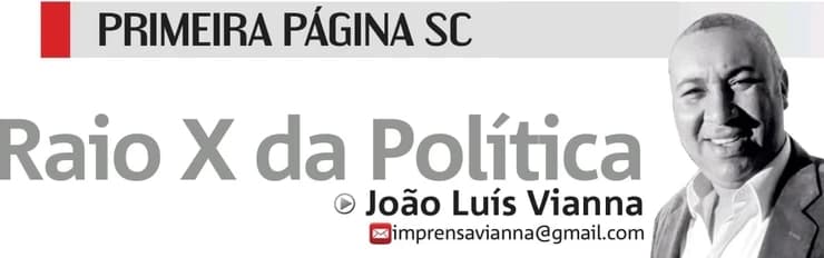Raio-X da Política - primeira página sc