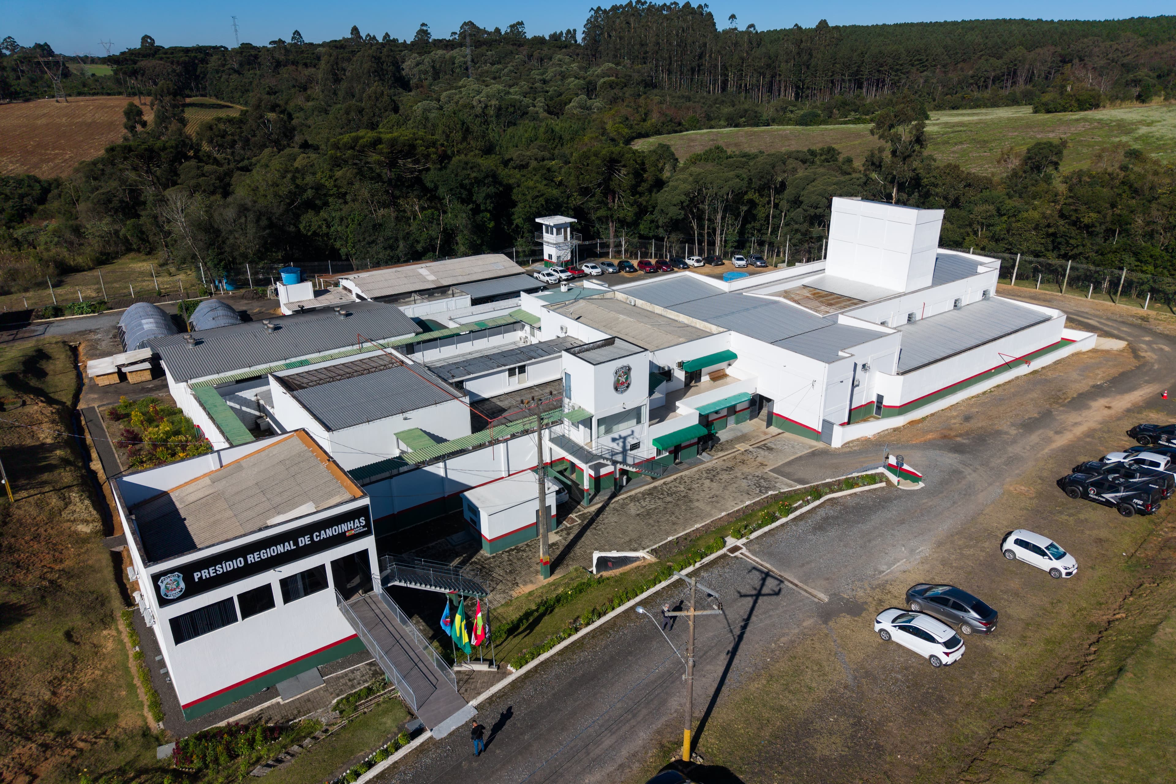 Governo do Estado entrega ampliação do Presídio Regional de Canoinhas - Secretaria de Estado de Justiça e Reintegração Social