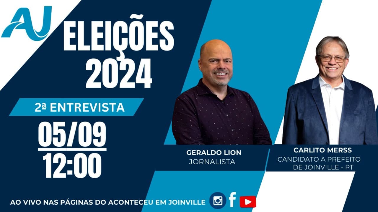 Eleições 2024: Sabatina do AJ ouve propostas de Carlito Merss nesta quinta-feira