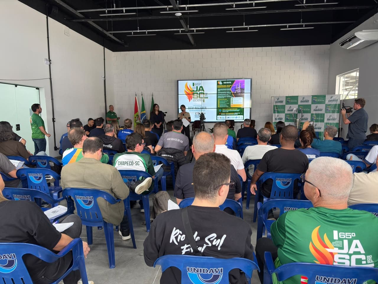 Rio do Sul sedia congresso técnico dos Jasc e se prepara para receber milhares de atletas
