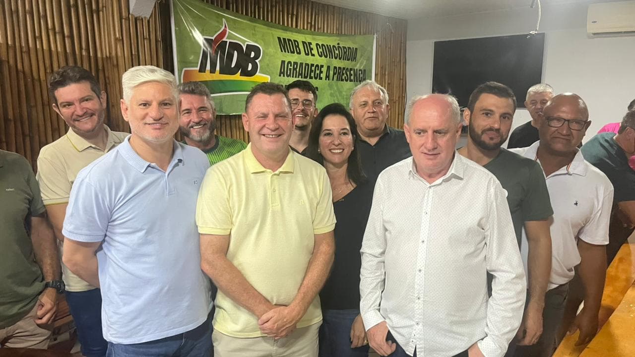 MDB de Concórdia sinaliza manutenção de aliança com PL e apoio a candidatura estadual - Aliança News