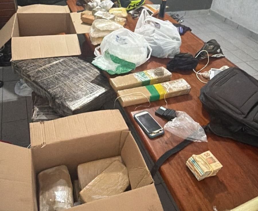 Operação apreende 48 quilos de drogas na Grande Florianópolis