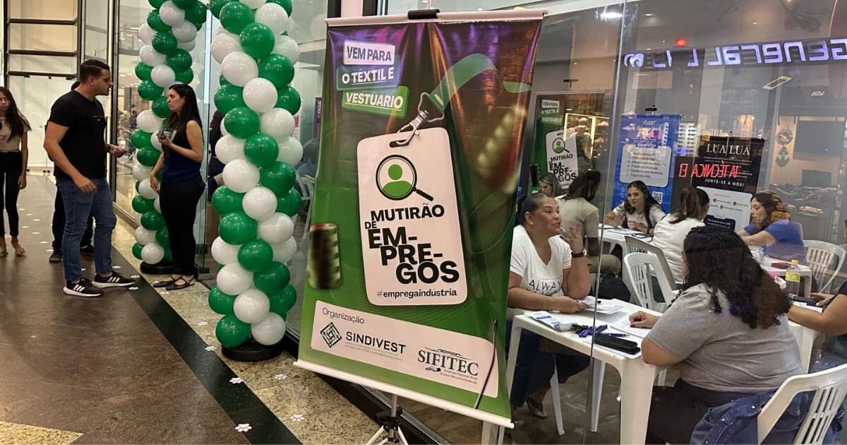 Seis empresas da área têxtil realizam mutirão de empregos neste sábado, em Brusque - O Município