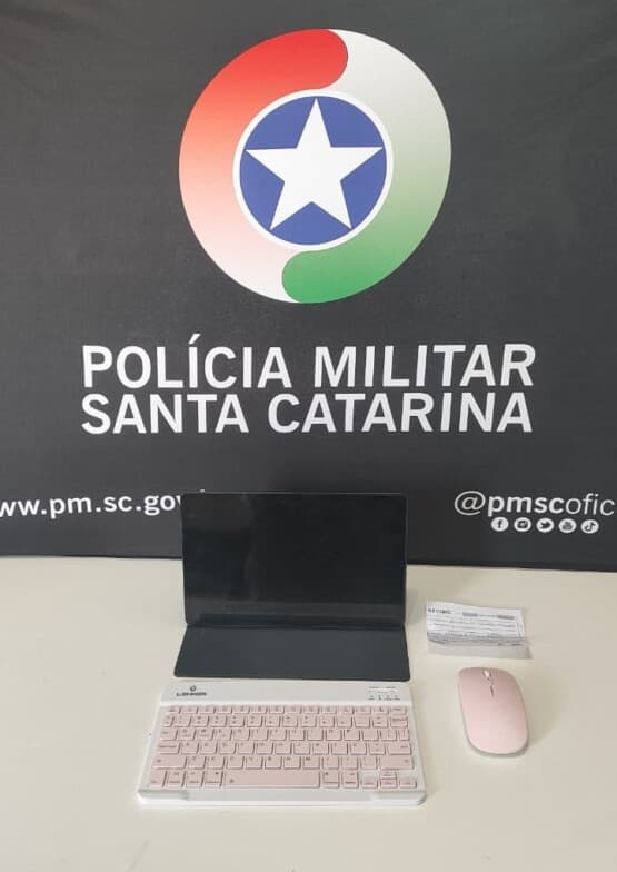 Polícia recupera tablet furtado e prende suspeito por receptação em Chapecó