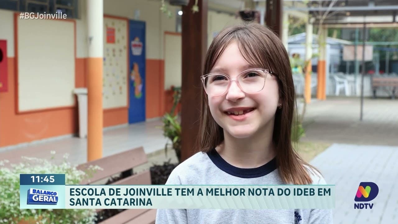 Escola municipal de Joinville conquista melhor desempenho do Estado no Ideb