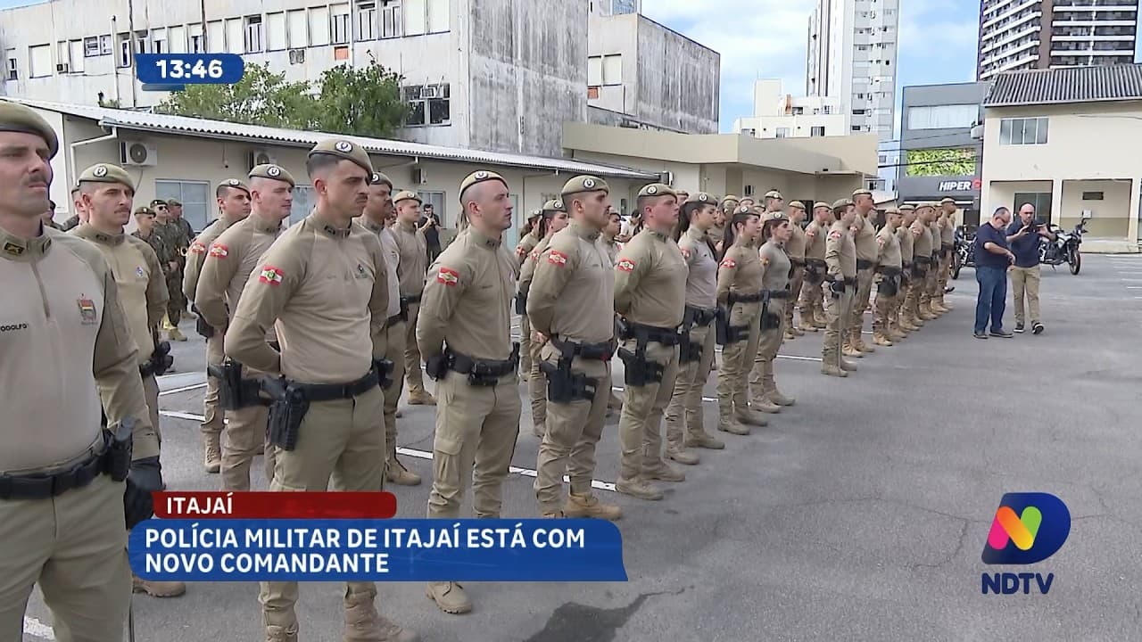 Novo comandante assume a Polícia Militar em Itajaí