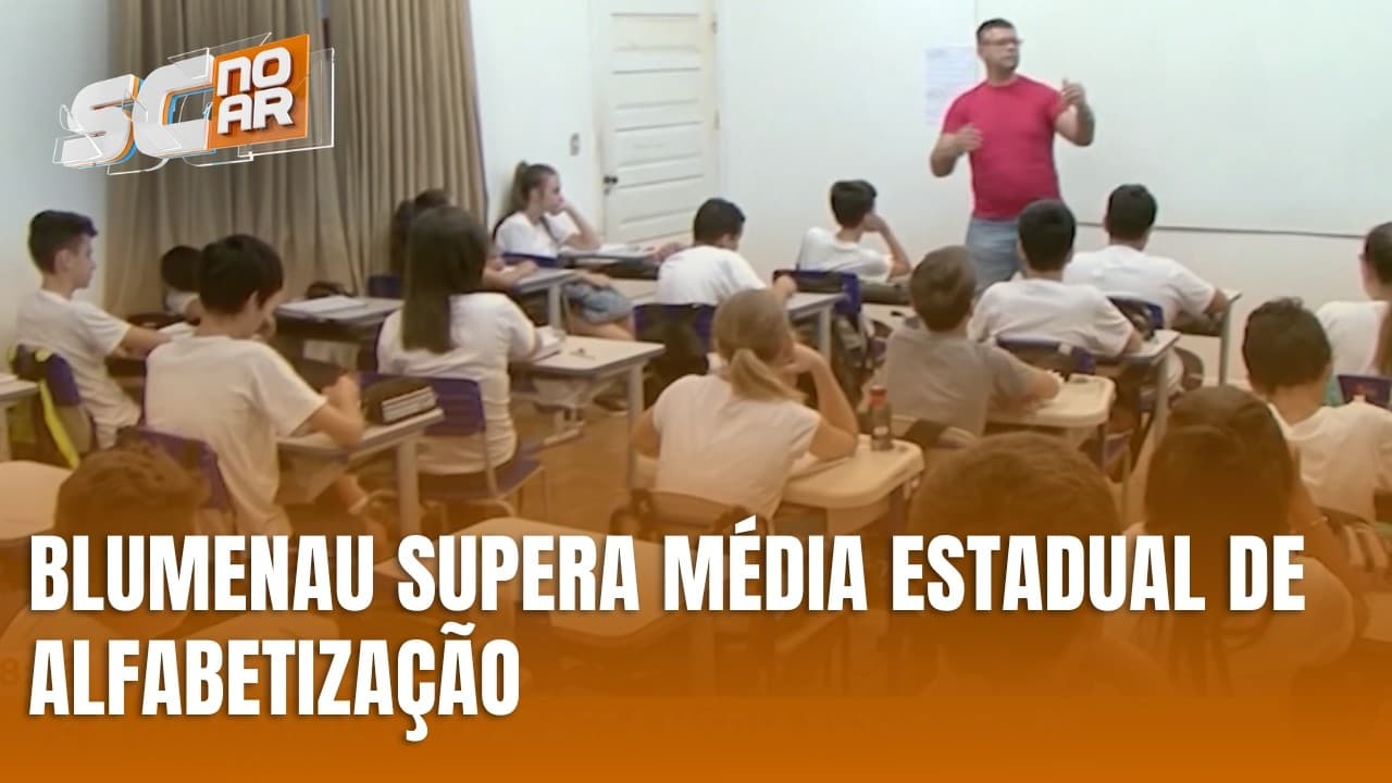 Índice de alfabetização em Blumenau supera média estadual