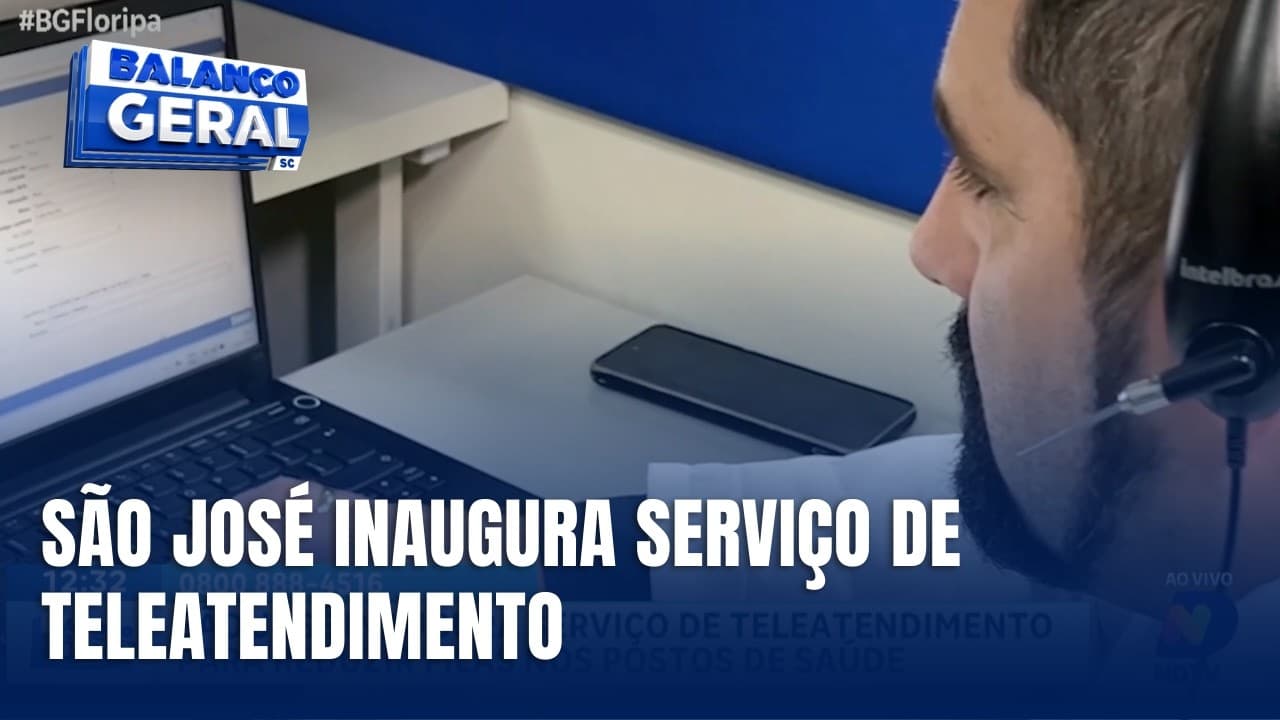 Teleatendimento começa a funcionar na rede de saúde de São José