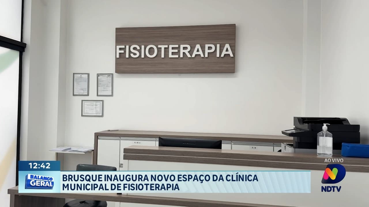 Brusque inaugura novo espaço da Clínica Municipal de Fisioterapia
