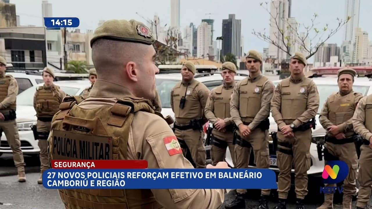 Balneário Camboriú e região recebem reforço de 27 novos policiais