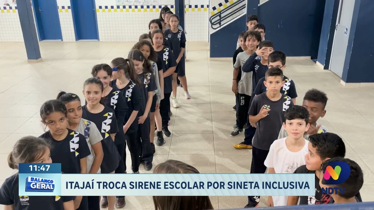 Itajaí adota sineta inclusiva para tornar escolas mais acolhedoras
