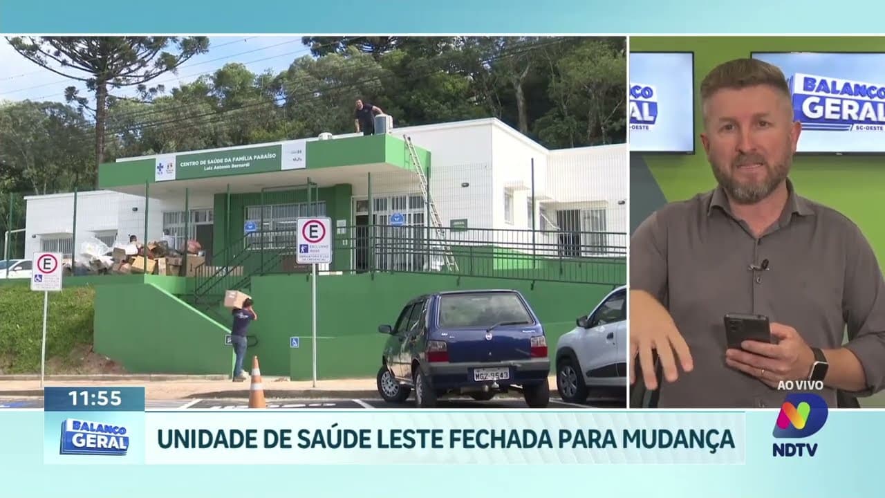 Unidade de Saúde Leste fecha para mudança e reorganiza serviços