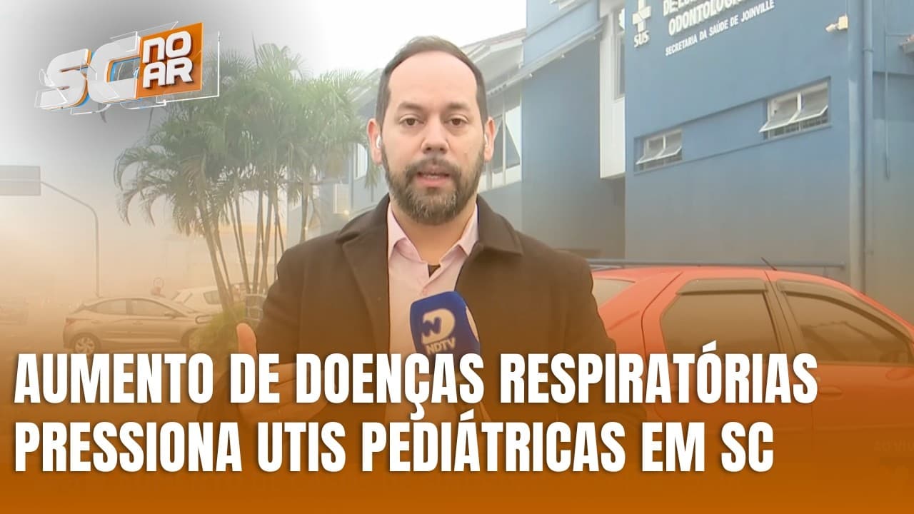 Síndromes respiratórias lotam UTIs pediátricas em Joinville neste inverno