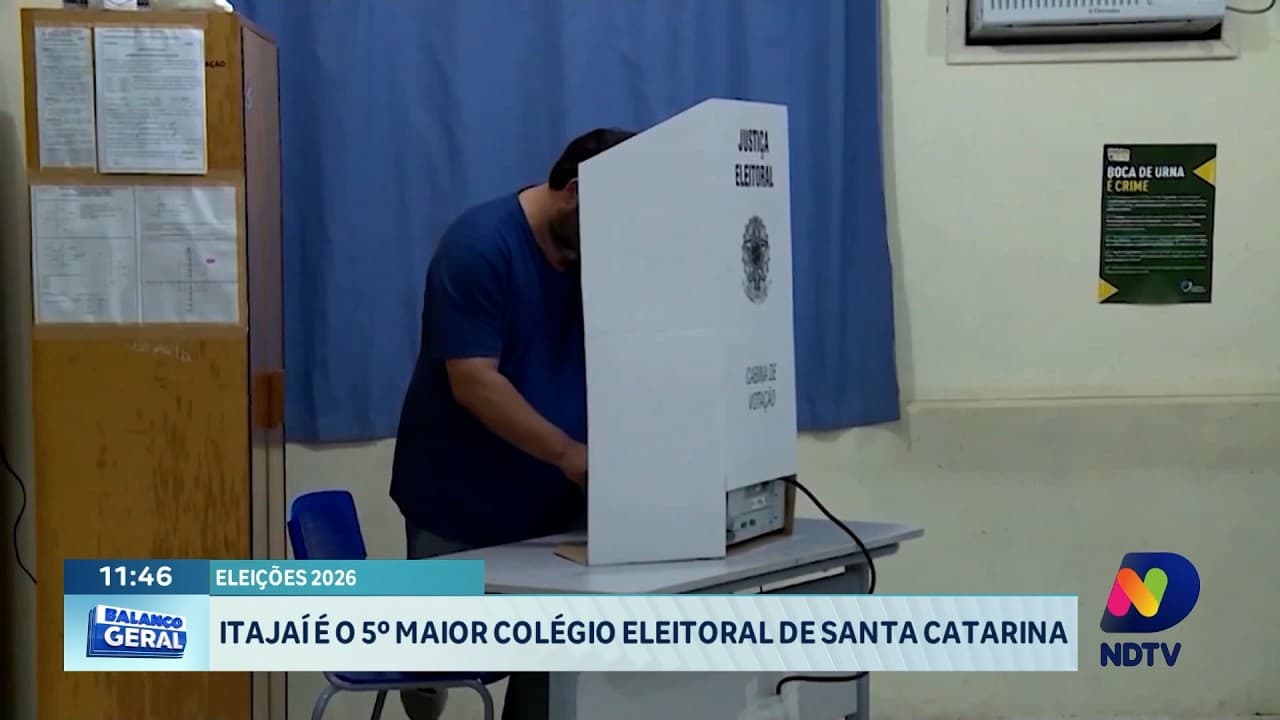 Itajaí se consolida como o 5º maior colégio eleitoral de Santa Catarina