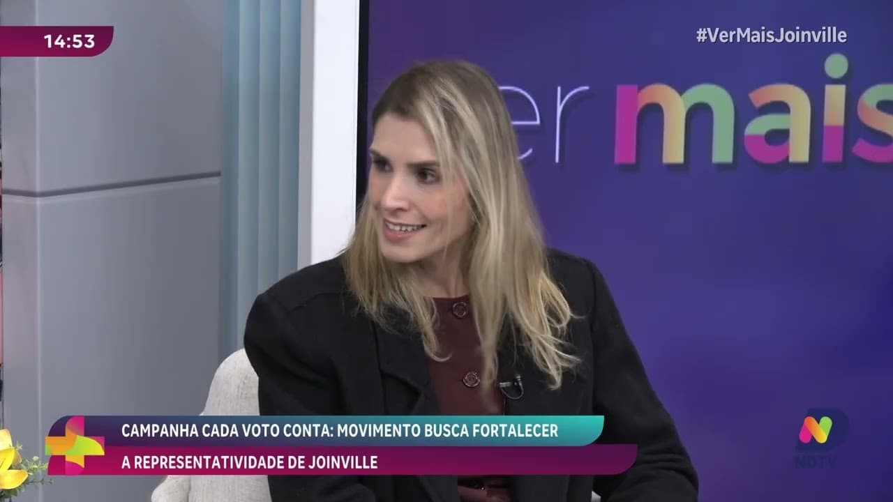 Campanha Cada Voto Conta quer ampliar a representatividade de Joinville