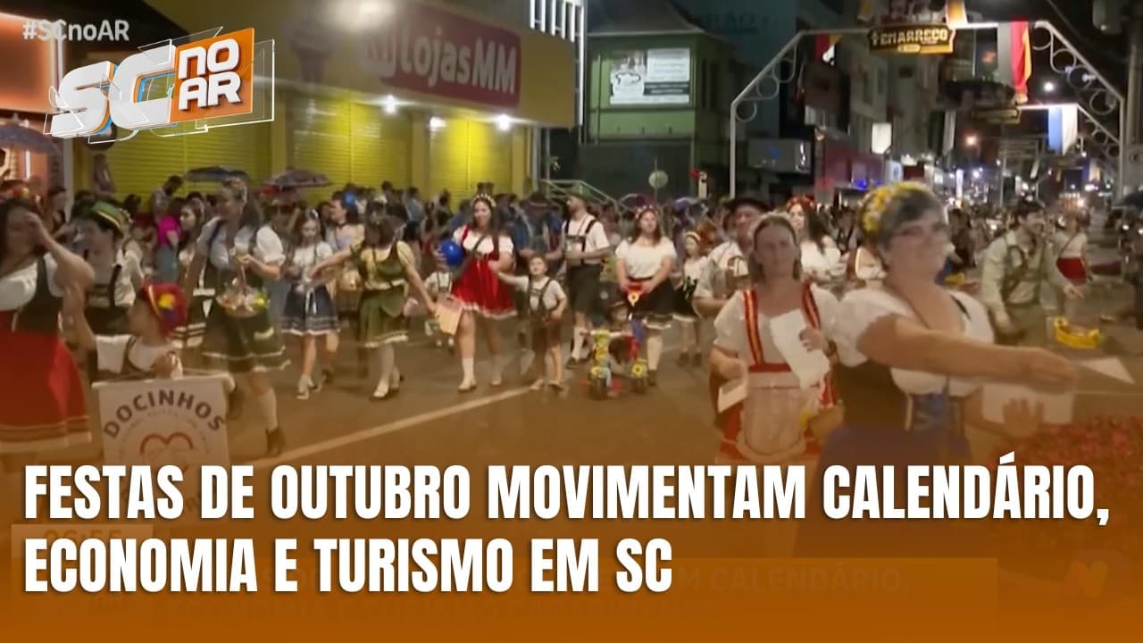 Festas de outubro movimentam economia e turismo em Santa Catarina