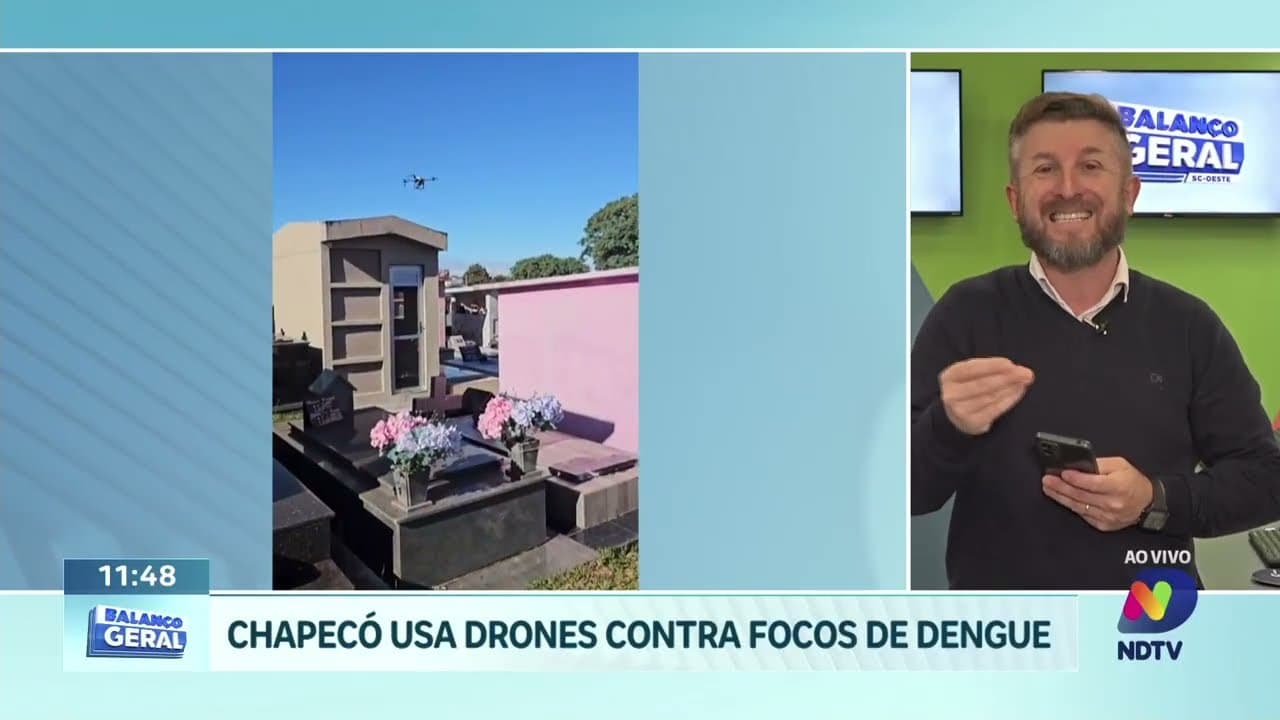 Vacina da gripe e drones contra dengue são destaque em Chapecó