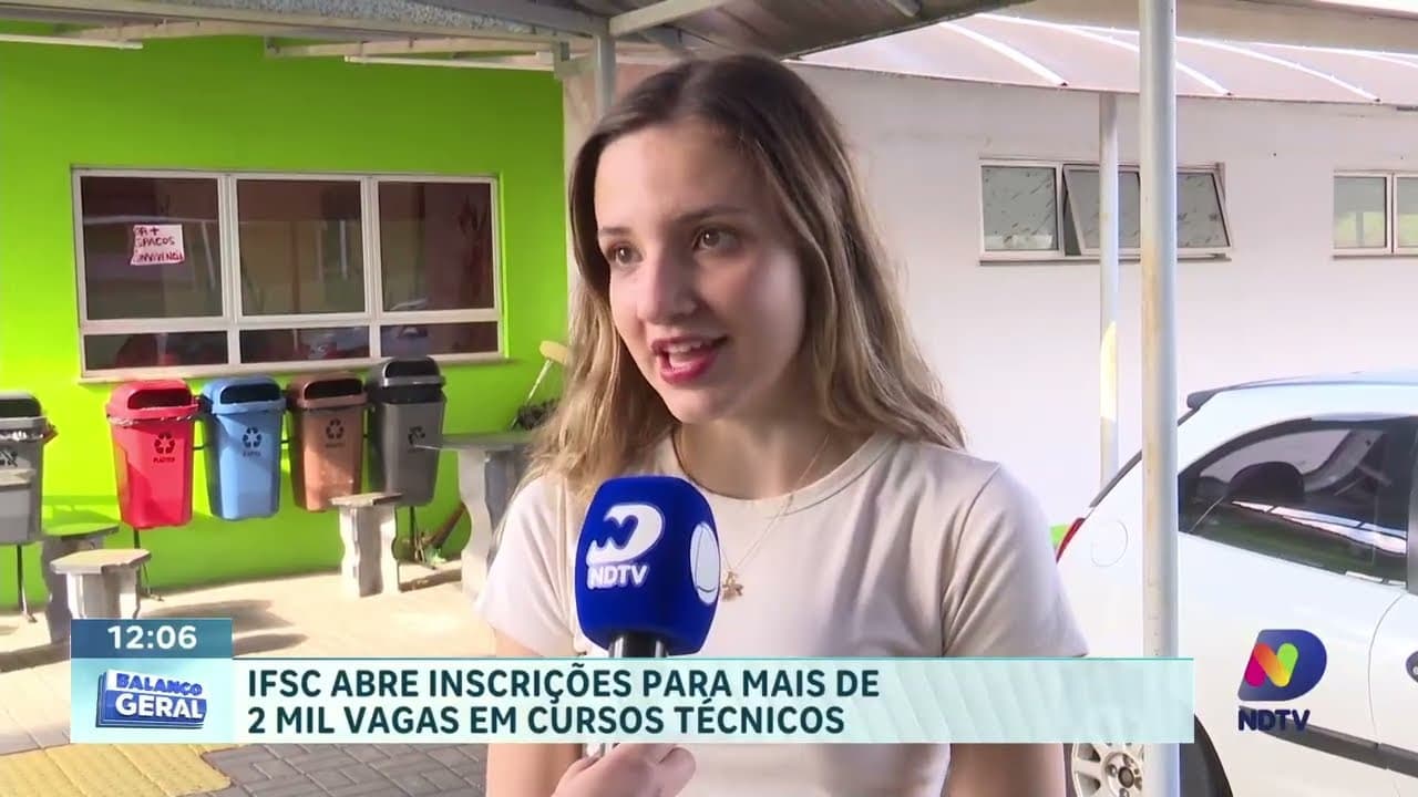 IFSC abre inscrições para cursos técnicos com vagas em Chapecó