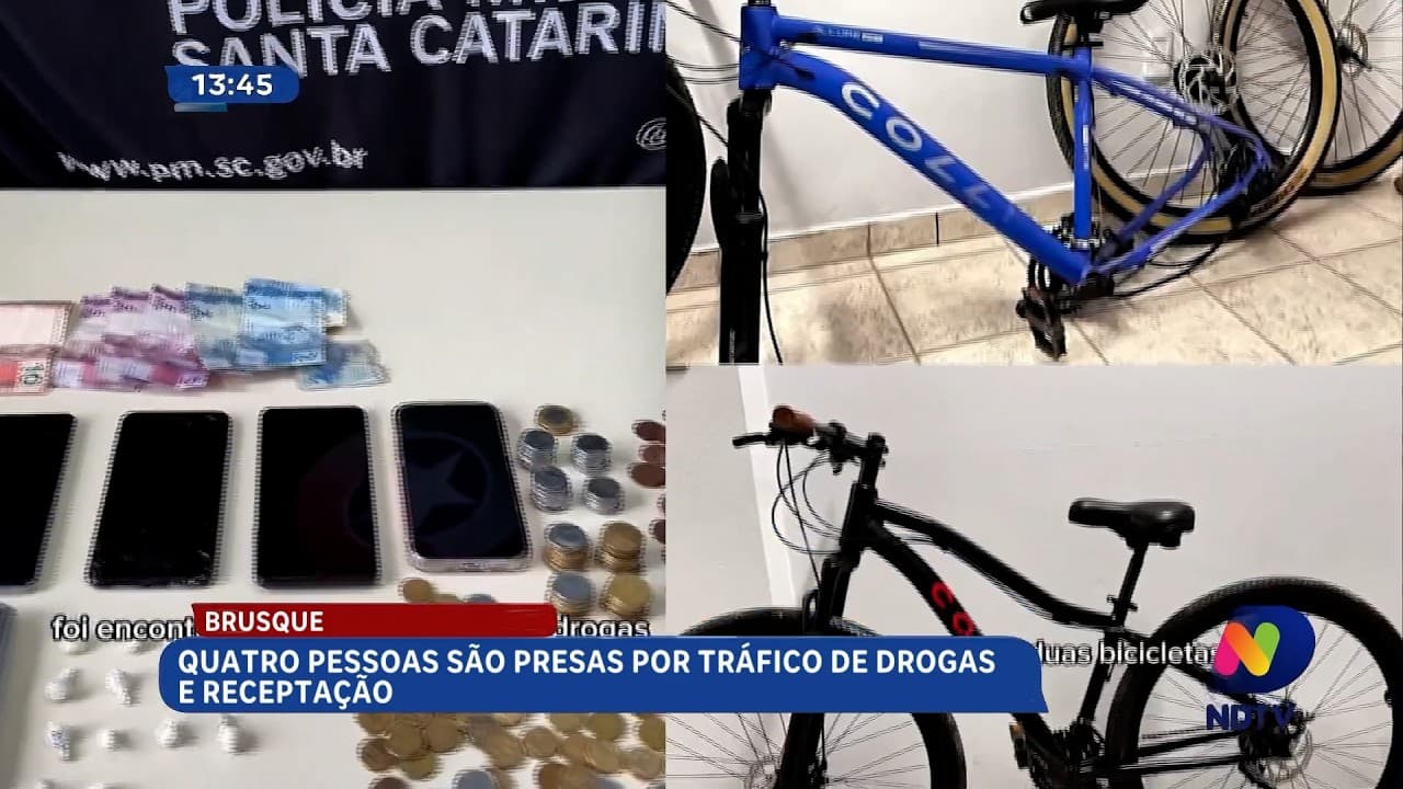 Ações contra tráfico resultam em prisões em Camboriú e Brusque