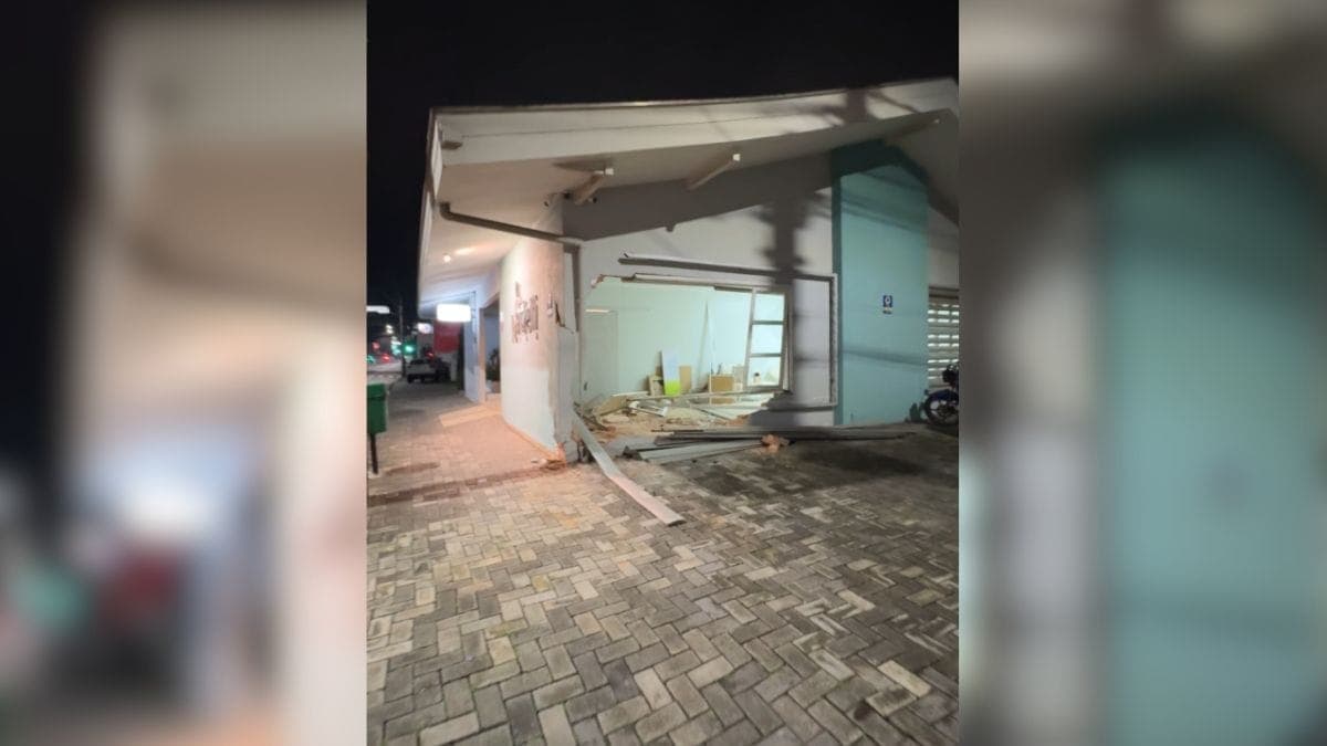 Após beber quatro cervejas, motorista invade e destrói clínica de saúde em Jaraguá do Sul