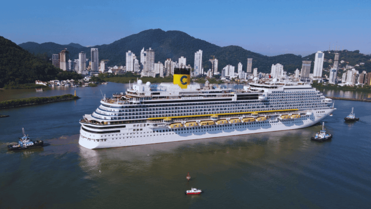 Cidade na rota dos cruzeiros em SC prepara novo terminal de passageiros para temporada que pode injetar R$ 60 milhões na economia