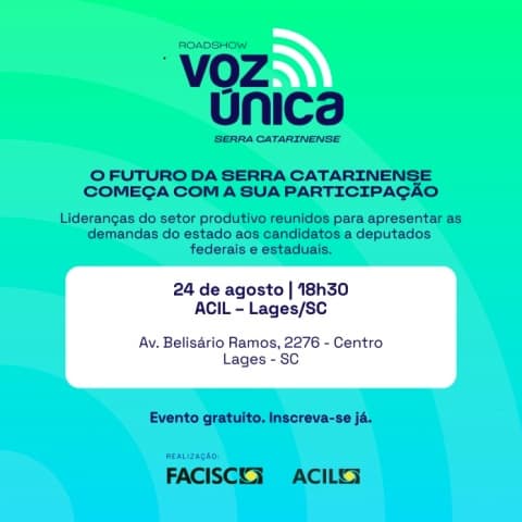 Lages recebe roadshow de apresentação do Voz Única 2026 aos candidatos em Santa Catarina - Milton Barão