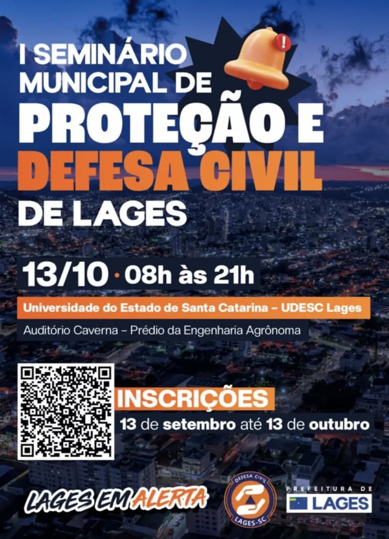 Seminário Municipal de Proteção e Defesa Civil, em Lages