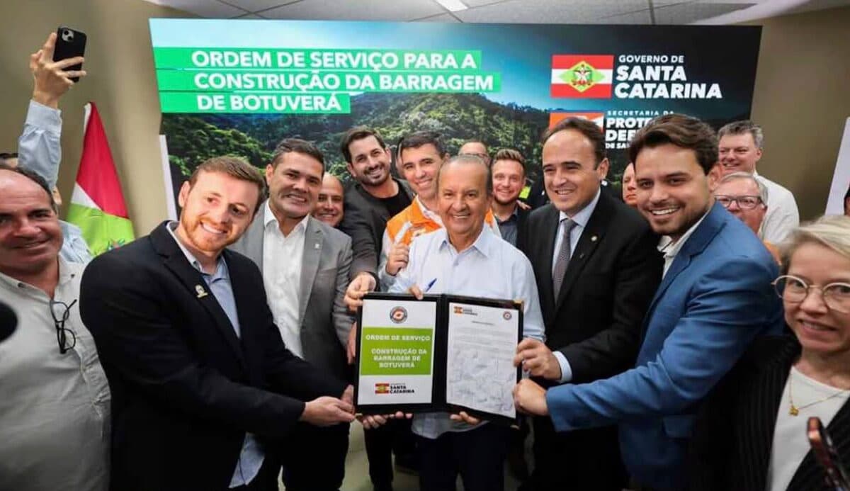 Barragem de Botuverá sai do papel e promete conter cheias em Brusque e região