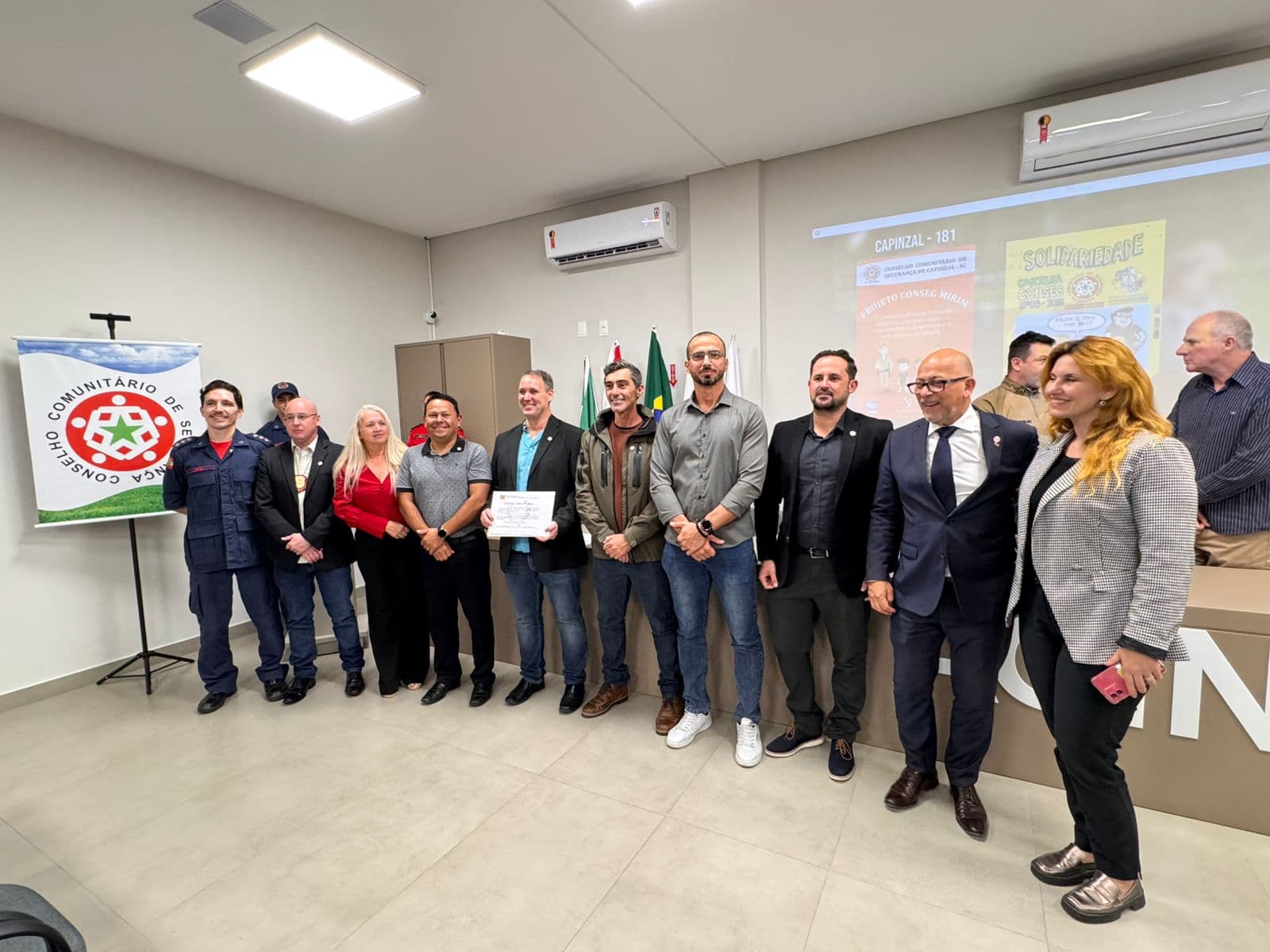 CONSEG é reativado em Navegantes com apoio das forças de segurança e da comunidade - Prefeitura de Navegantes -