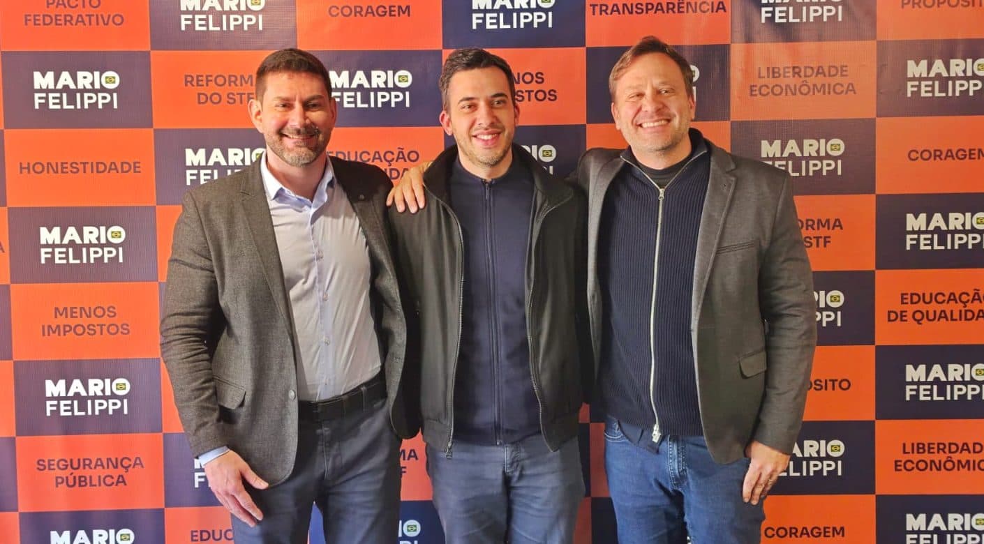 Novo lança Mario Felippi como pré-candidato a deputado estadual em Jaraguá do Sul