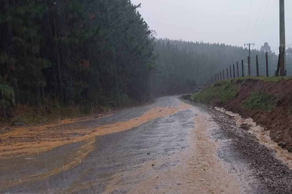Trechos de forte aclive e declive serão asfaltados em estradas do interior de Lages