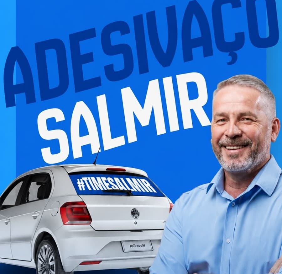 Salmir da Silva faz ‘adesivaço’ para dar largada na campanha a deputado