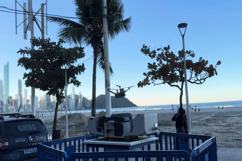 Balneário Camboriú inicia testes com drone automatizado para reforçar segurança pública - Revista Segurança Eletrônica