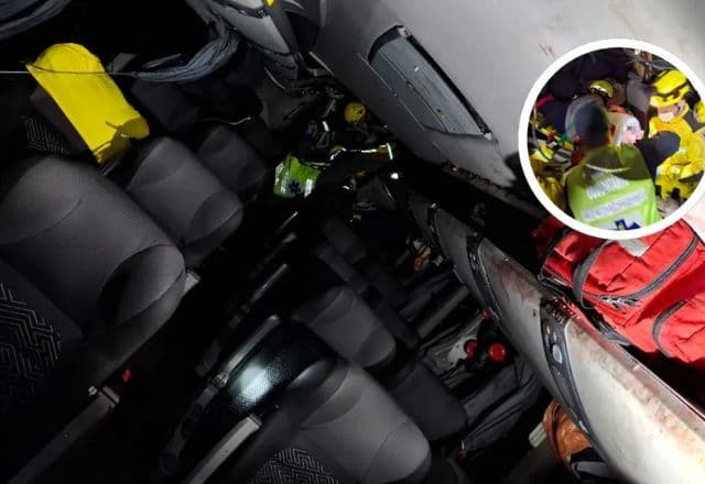 Tragédia na BR-470: Ônibus cai em ribanceira e deixa 3 mortos e 13 feridos em SC