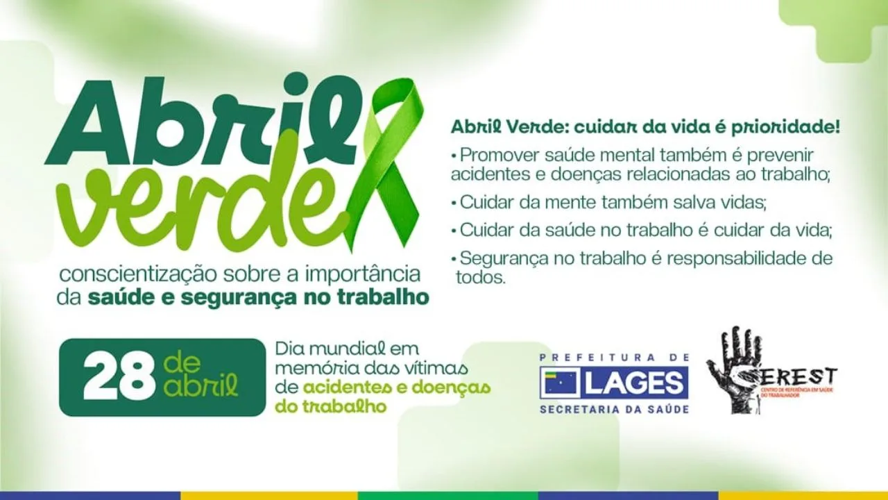 Abril Verde conscientiza sobre saúde do trabalhador em Lages