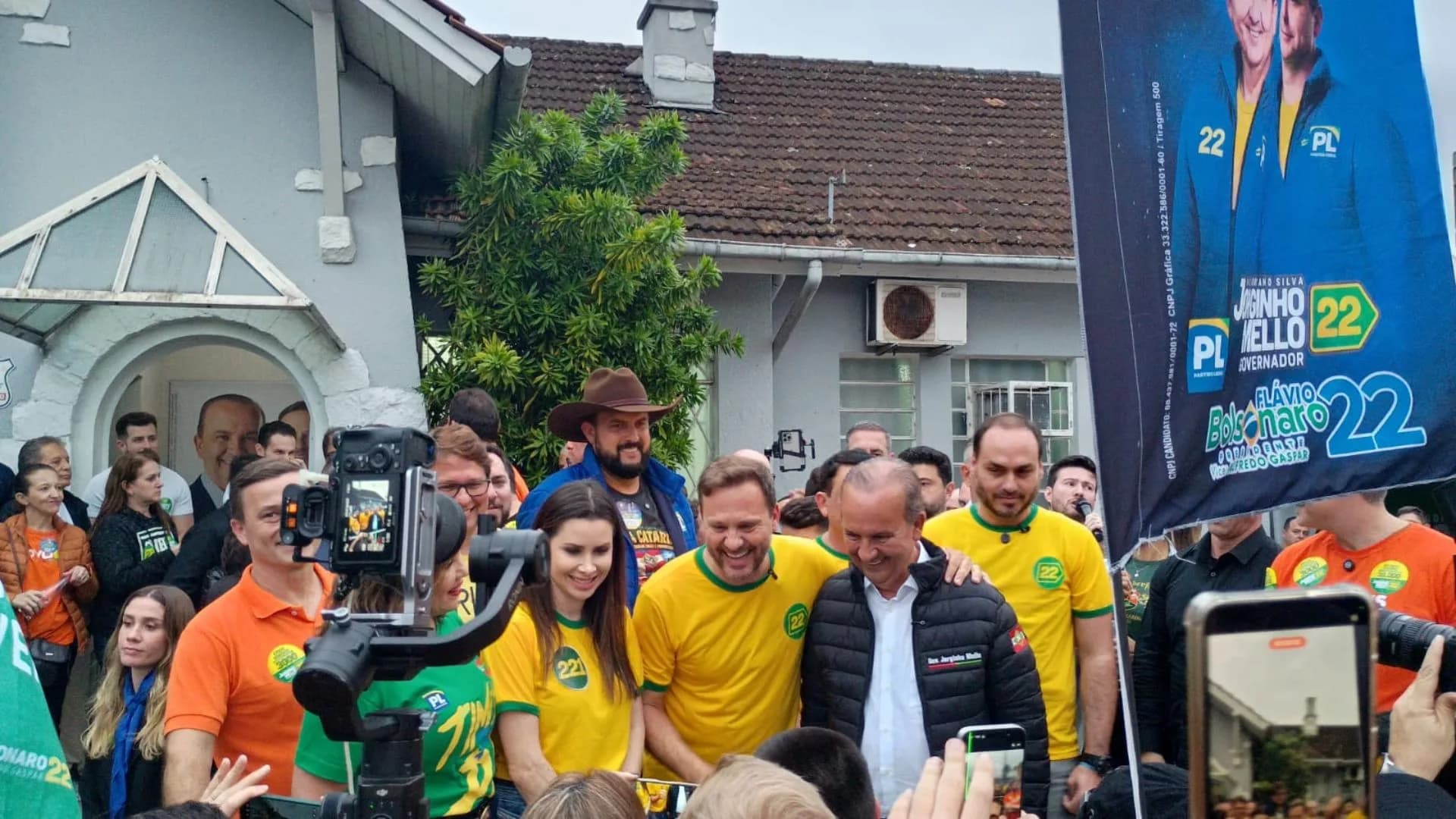 Jorginho Mello começa campanha pela reeleição ao governo de SC em Joinville