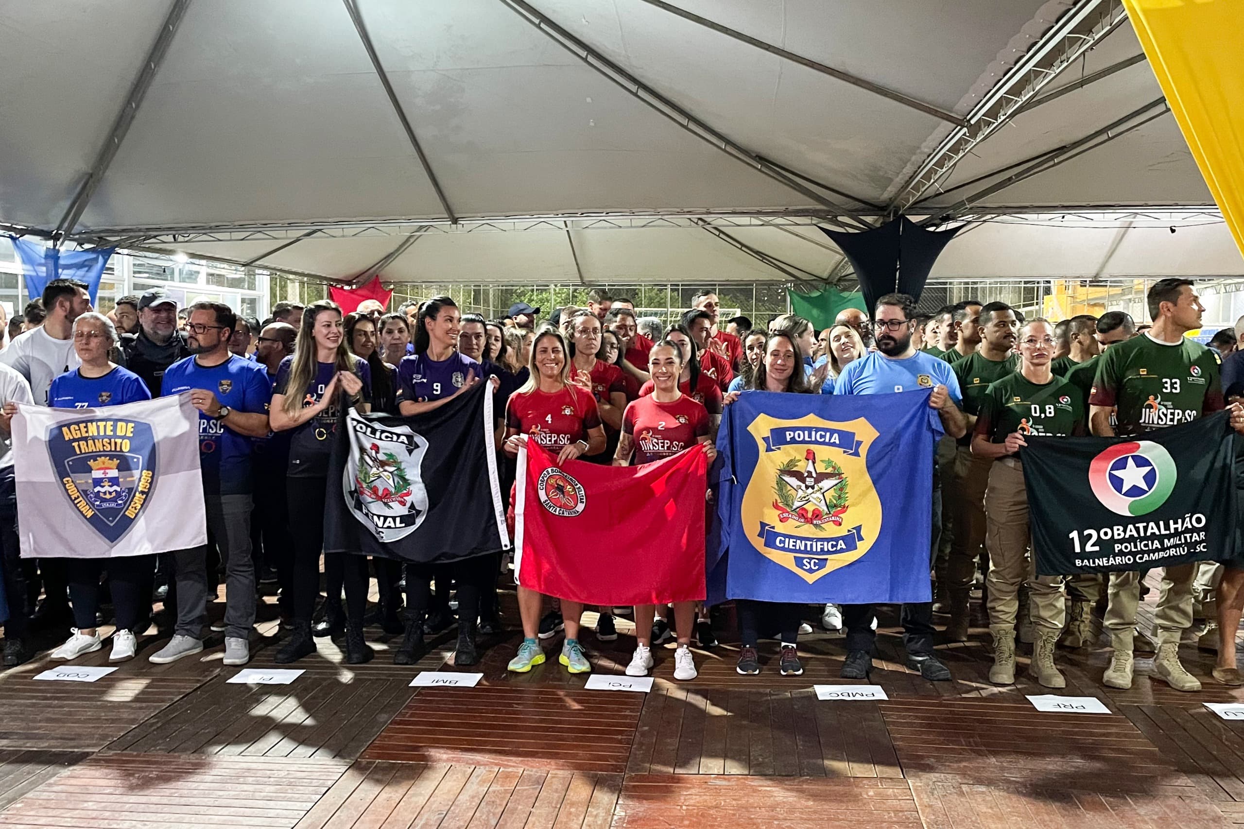 Jogos da Integração da Segurança Pública chega à 5ª edição com quase 500 participantes em Itajaí - SSP/SC