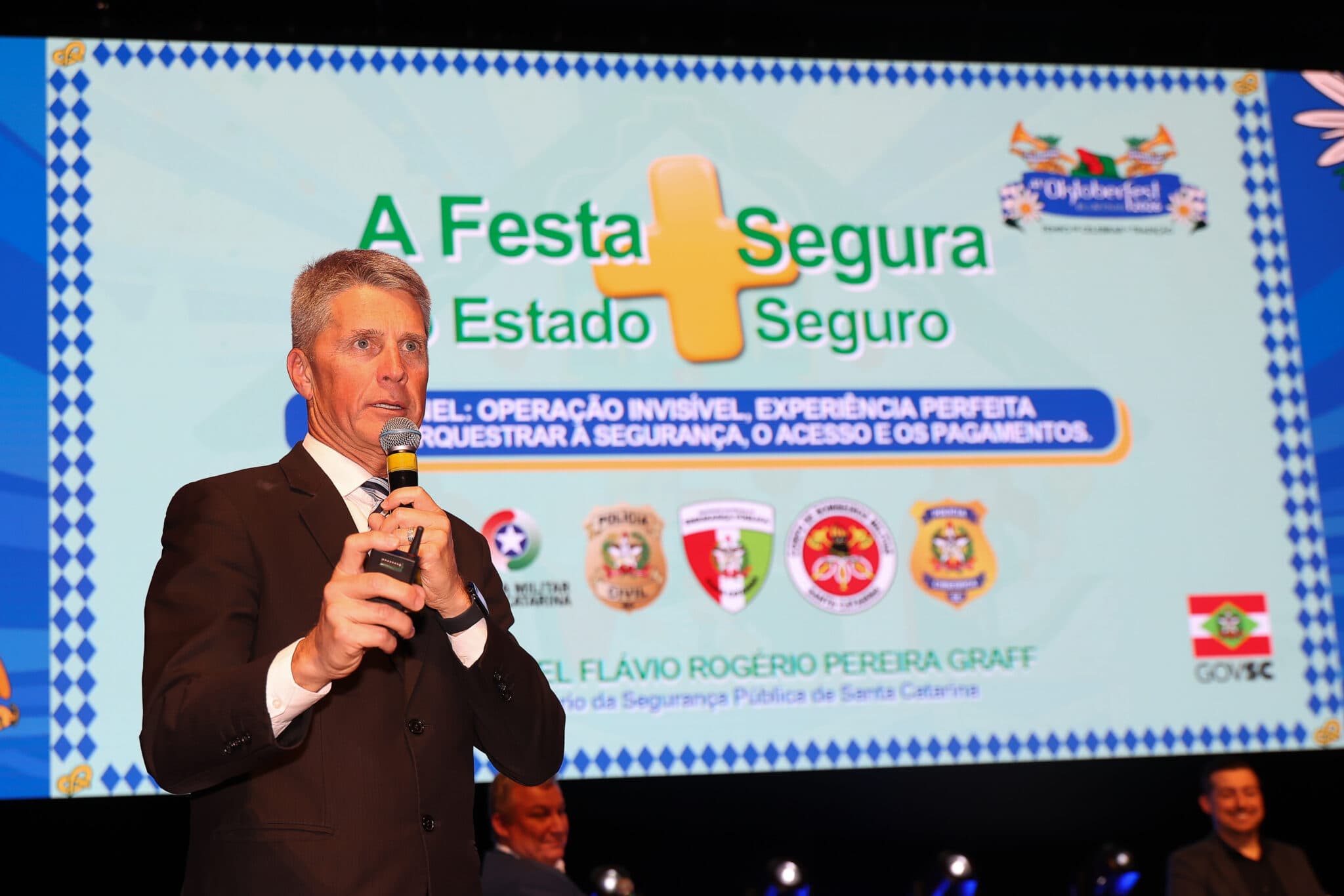 Segurança Pública é destaque em evento sobre os bastidores da Oktoberfest de Blumenau - SSP/SC