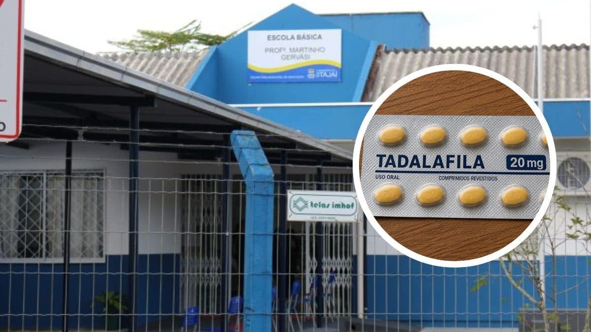 Crianças ingerem tadalafila e passam mal dentro de escola em SC