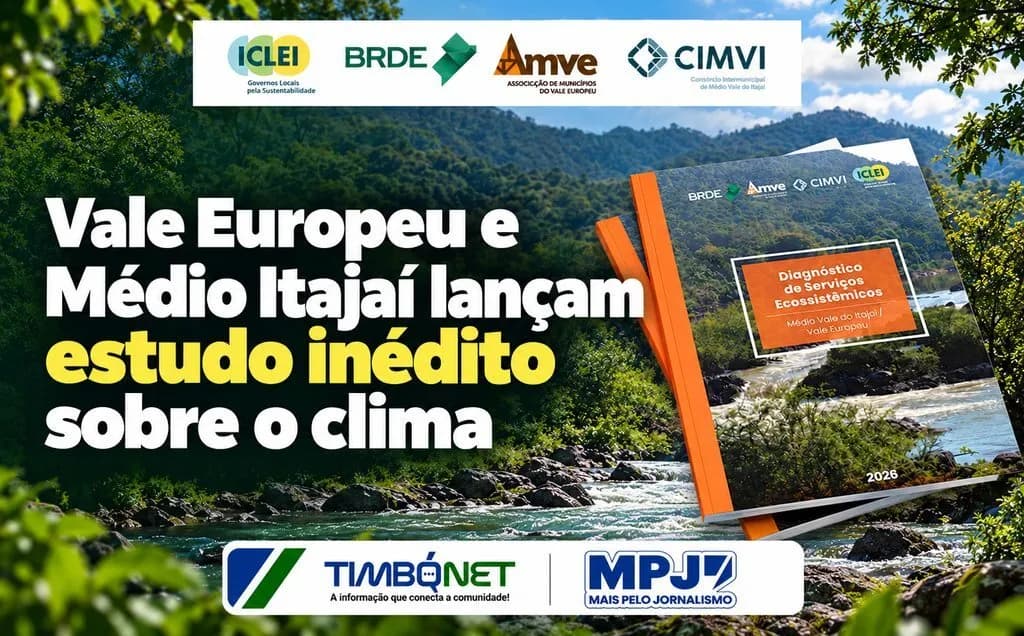 Vale Europeu e Médio Itajaí lançam estudo inédito sobre o clima - Timbó Net