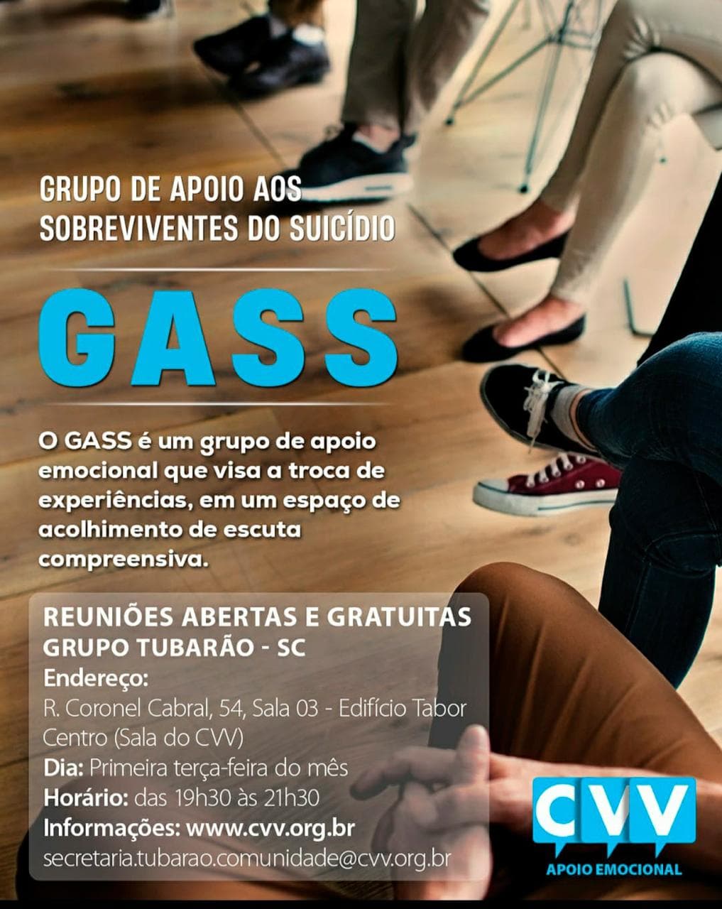 Grupo de apoio a sobreviventes de suicídio promove acolhimento e escuta em Tubarão - Prefeitura de Tubarão