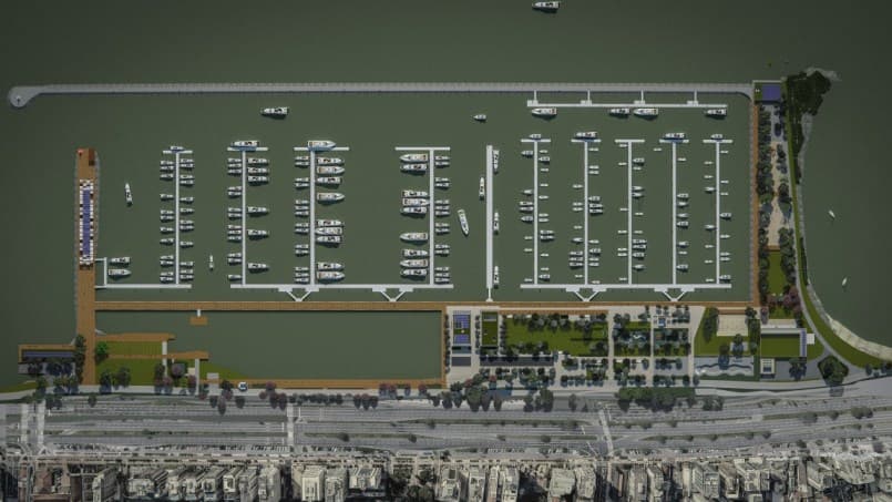 Qual o potencial turístico do Parque Urbano e Marina da Beira-Mar Norte para Florianópolis?