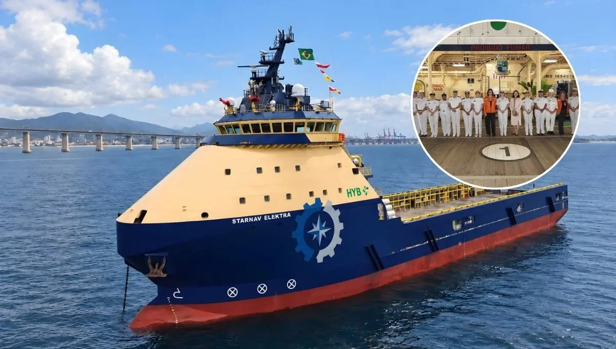 Construído em Itajaí, navio de R$ 450 milhões estreia com equipe formada só por mulheres - Visor Notícias